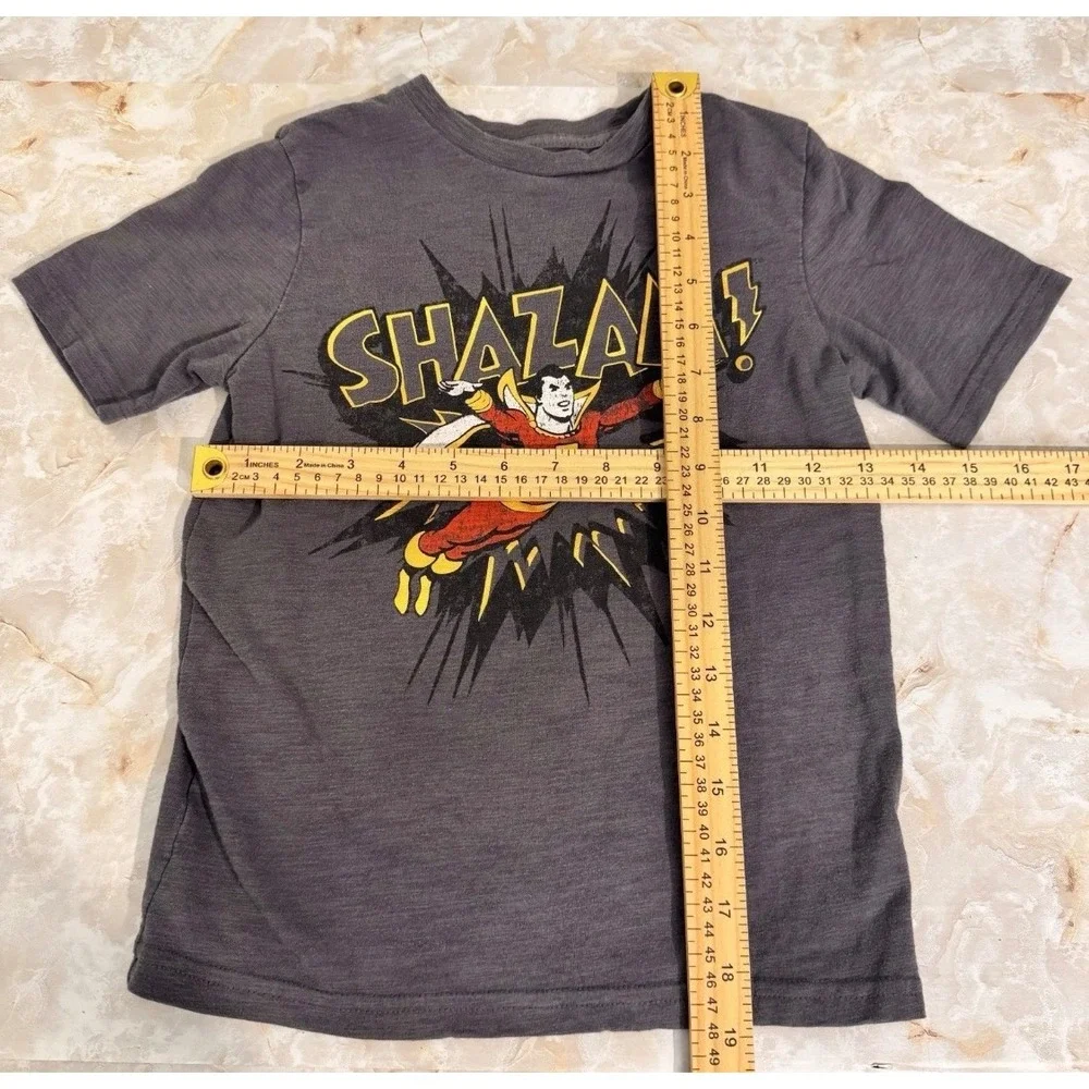 Justice League Lucky Brand Boys Size 7 Gray Tan Black Short Long Sleeve 3pc Lot